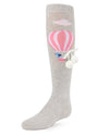 Sky's The Limit Girls Pom-Pom Knee Socks : Color: Pink