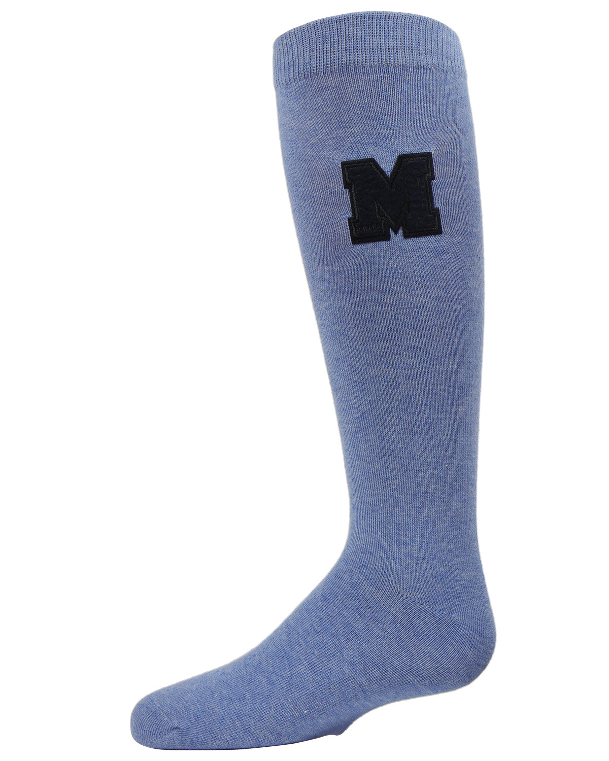 Girls' Varsity Knee-High Socks : Color: Denim