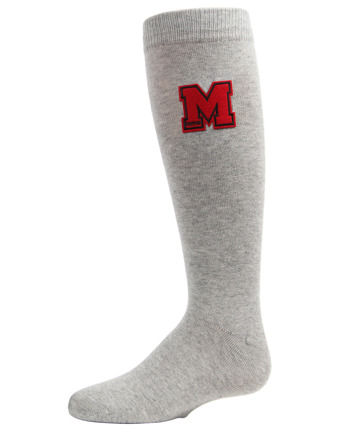 Girls' Varsity Knee-High Socks : Color: Gray