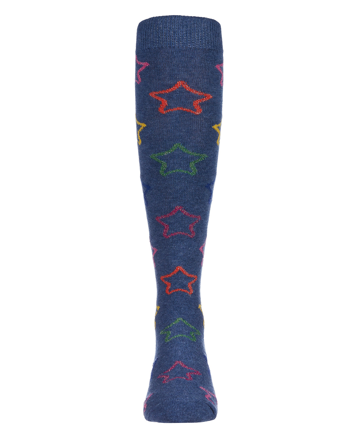 Girls' Star Shine Knee-High Socks : Color: Denim