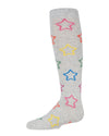 Girls' Star Shine Knee-High Socks : Color: Light Gray