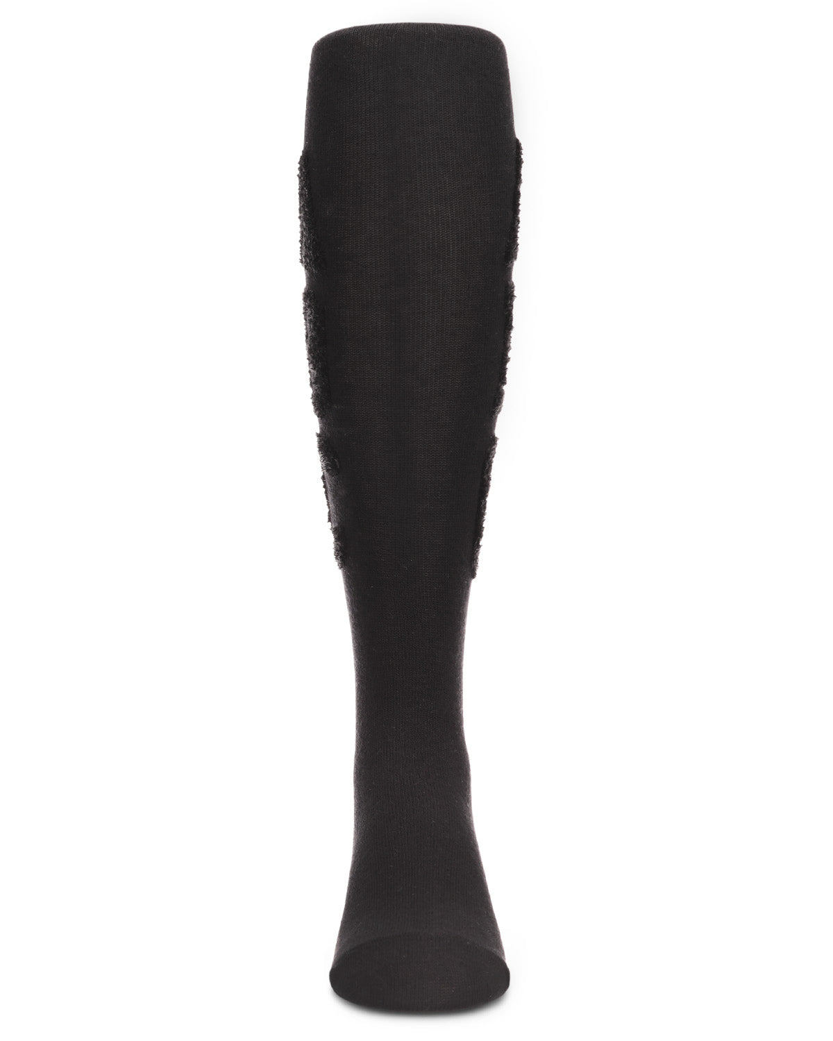Girls' Chenille ABC Knee-High Socks : Color: Black