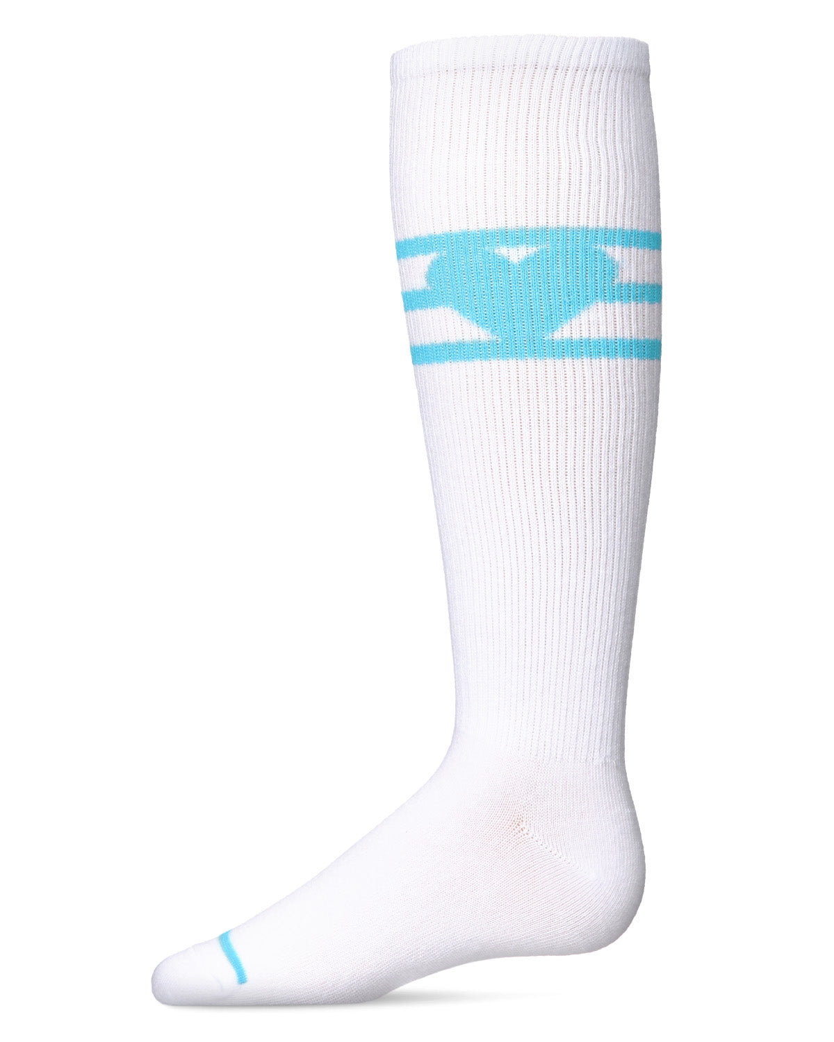 Girls' Sweetheart Pastel Knee High Socks : Color: Aqua