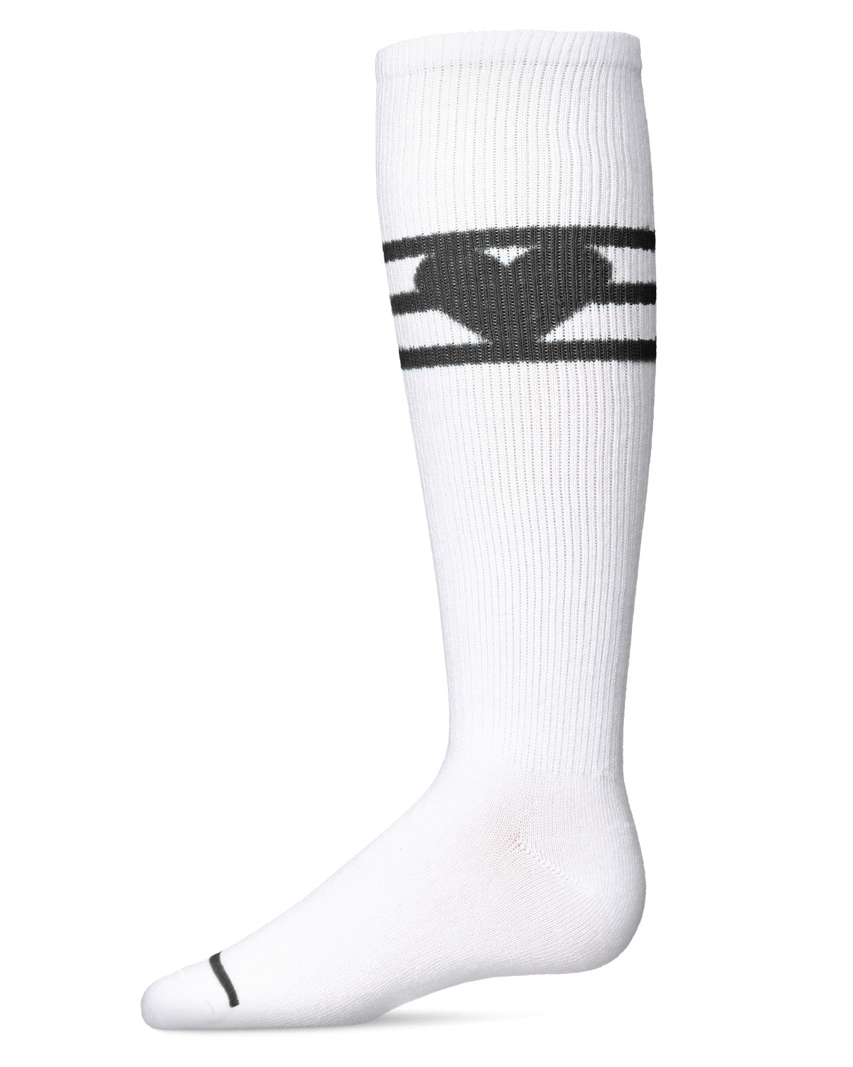 Girls' Sweetheart Pastel Knee High Socks : Color: Black