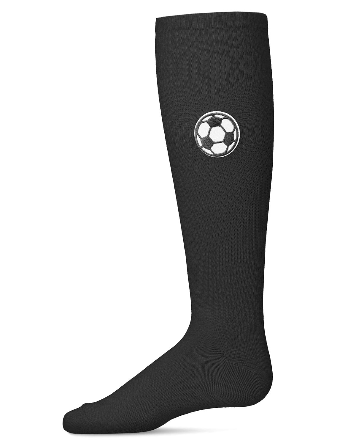Girls Soccer Lover Cotton Blend Knee High Socks : Color: Black