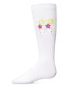 Sunglass Envy Cotton Blend Knee High Socks : Color: White