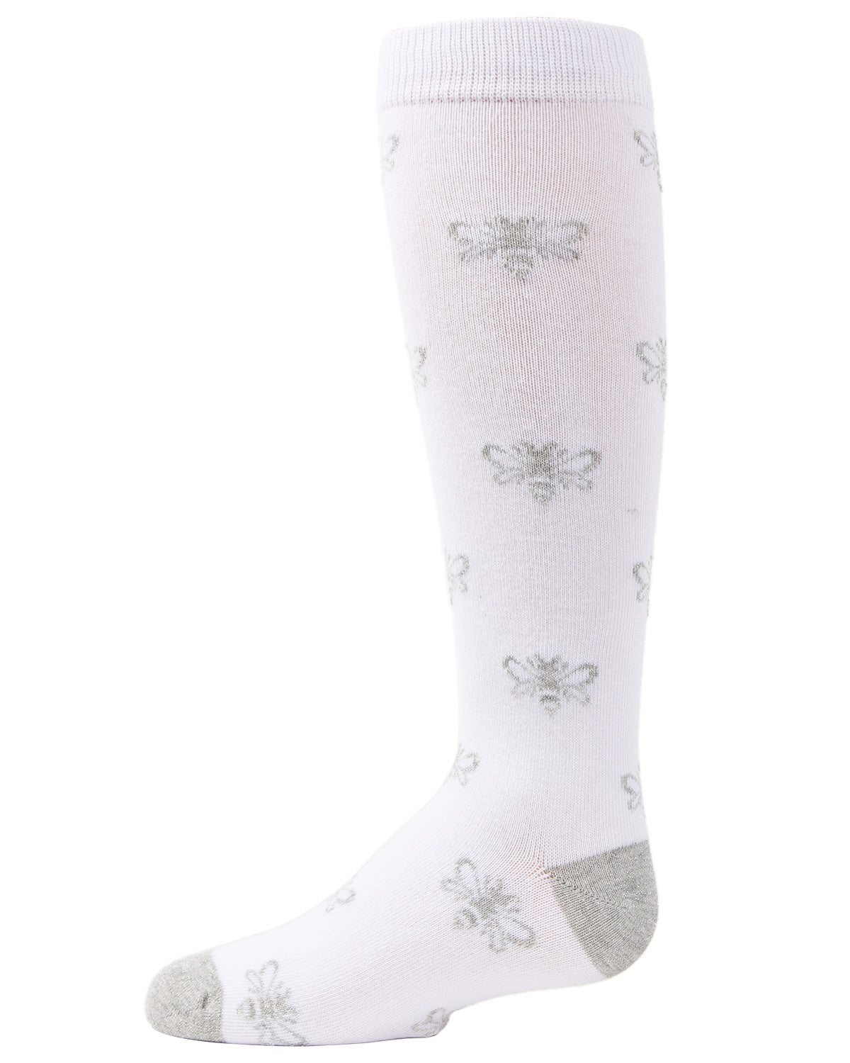 Busy Bee Glitter Girls Cotton Blend Knee High Socks