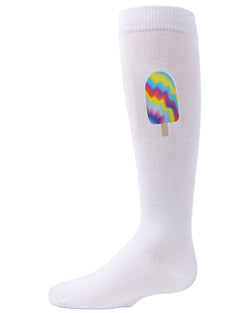 MeMoi Tie-Dye Popsicle Girls Knee High Socks