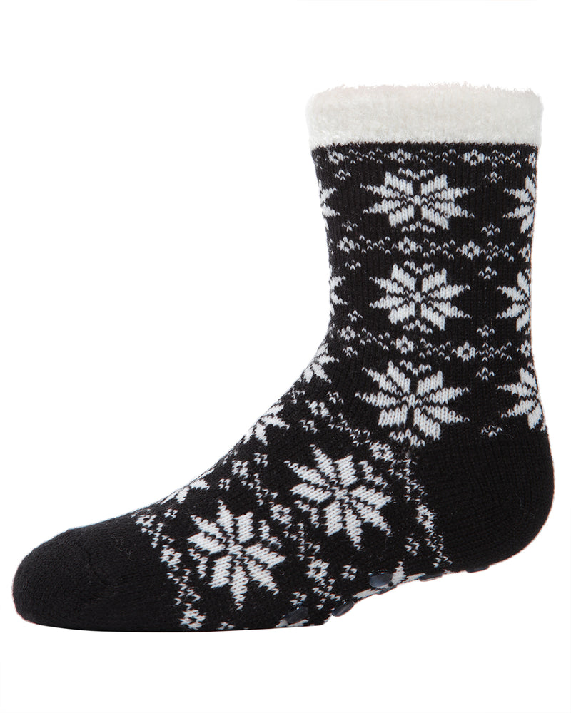 MeMoi Snowflake Girls Cozy Socks