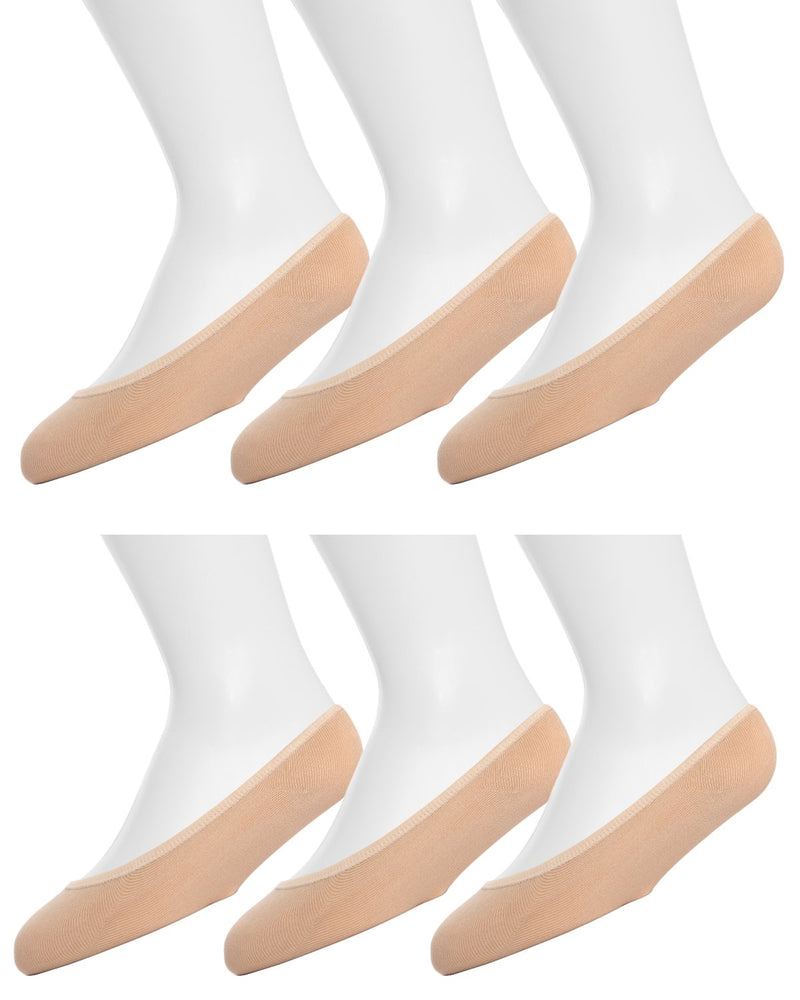 MeMoi Girls Microfiber Liner Socks 6-Pack