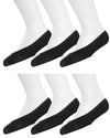 Girls Microfiber Liner Socks 6-Pack : Color: Black