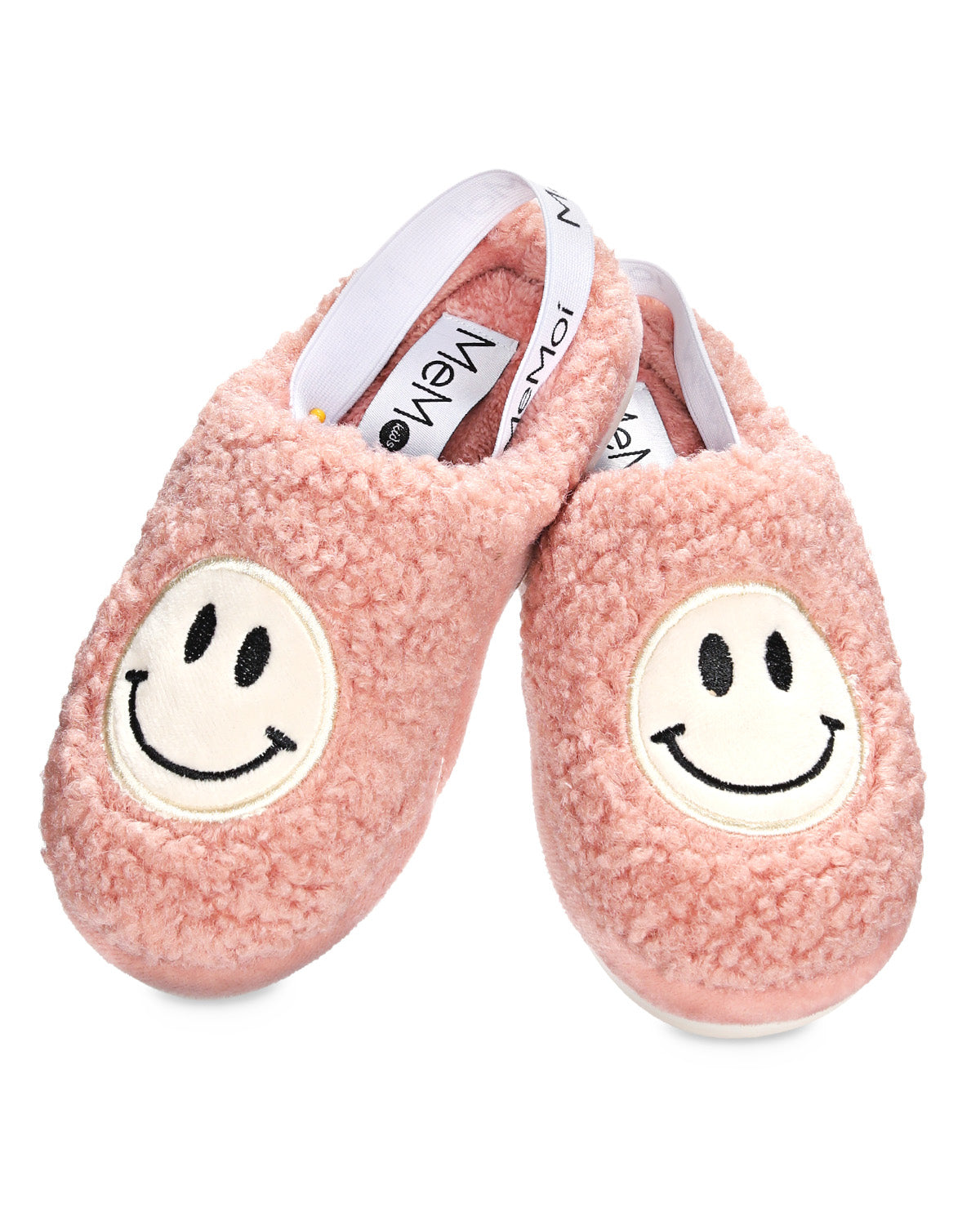 Kids' Smiley Face Non-Skid Slippers