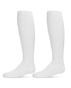 Solid Girl’s Opaque Microfiber Tights 2-Pack : Color: White-White