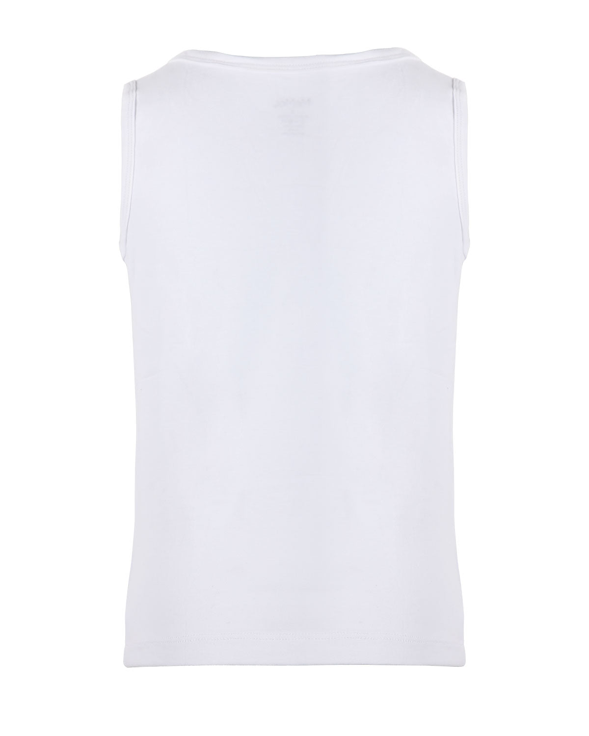 Boy’s Sleeveless Cotton Tank 3-Pack : Color: White