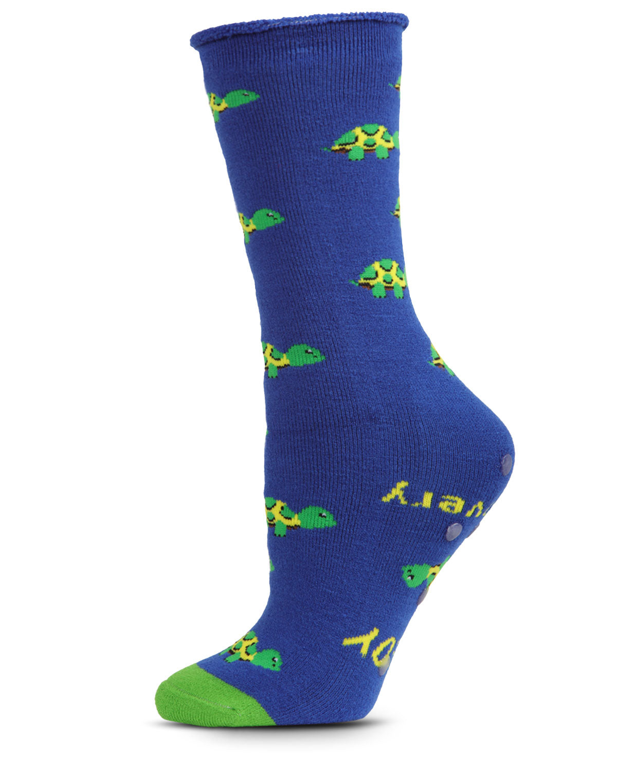 Speedy Recovery Greeting Card Crew Socks : Color: Ocean Depths