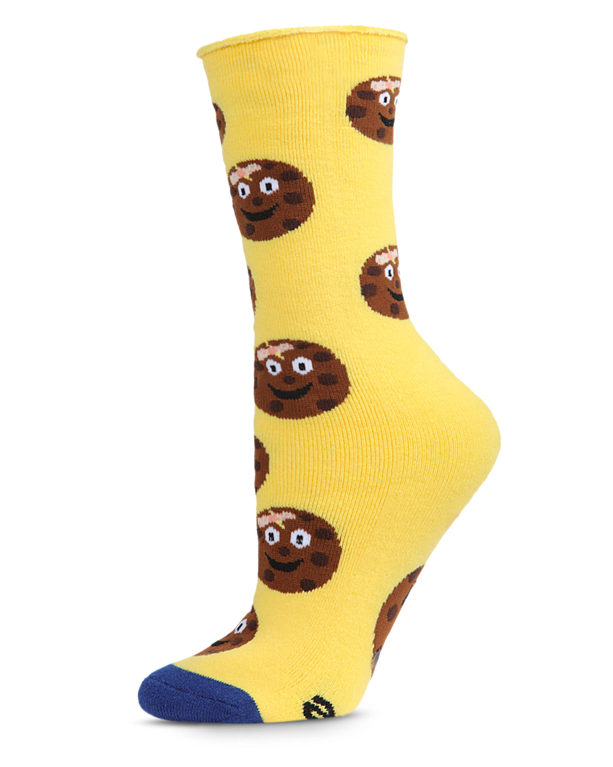 Tough Cookie Greeting Card Crew Socks : Color: Yellow