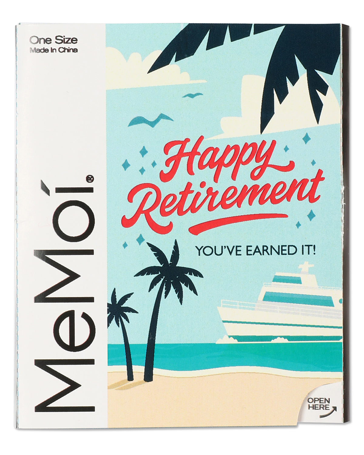 Goodbye Tension Hello Pension Greeting Card Crew Socks : Color: Aqua Splash