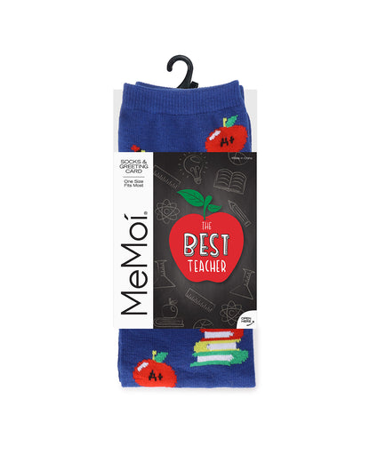 If Teachers Were Apples Greeting Card Crew Socks : Color: Surf the Web