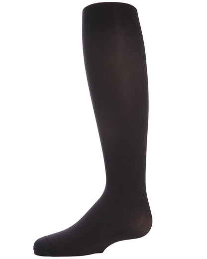 Girls' Basic Complete Opaque Tights : Color: Black