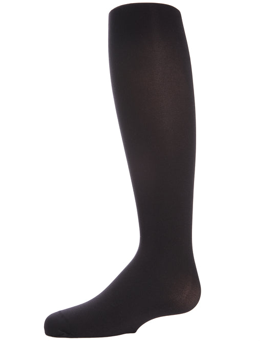 Girls' Basic Complete Opaque Tights : Color: Black