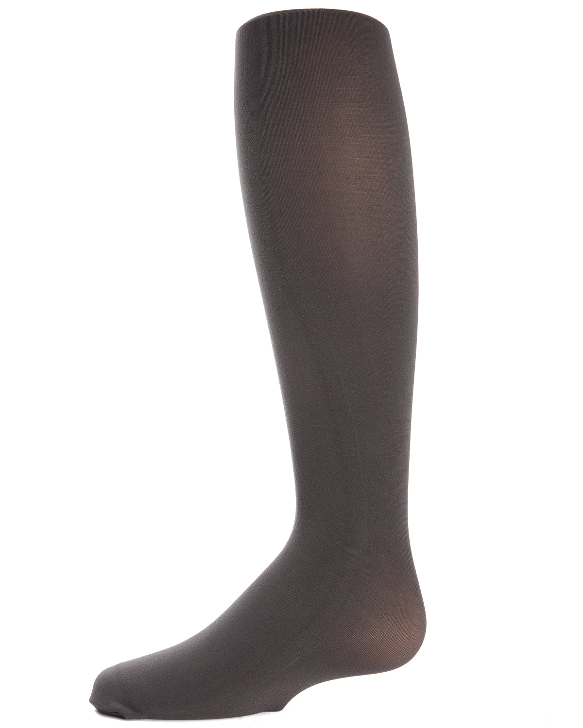 Girls' Basic Complete Opaque Tights : Color: Charcoal