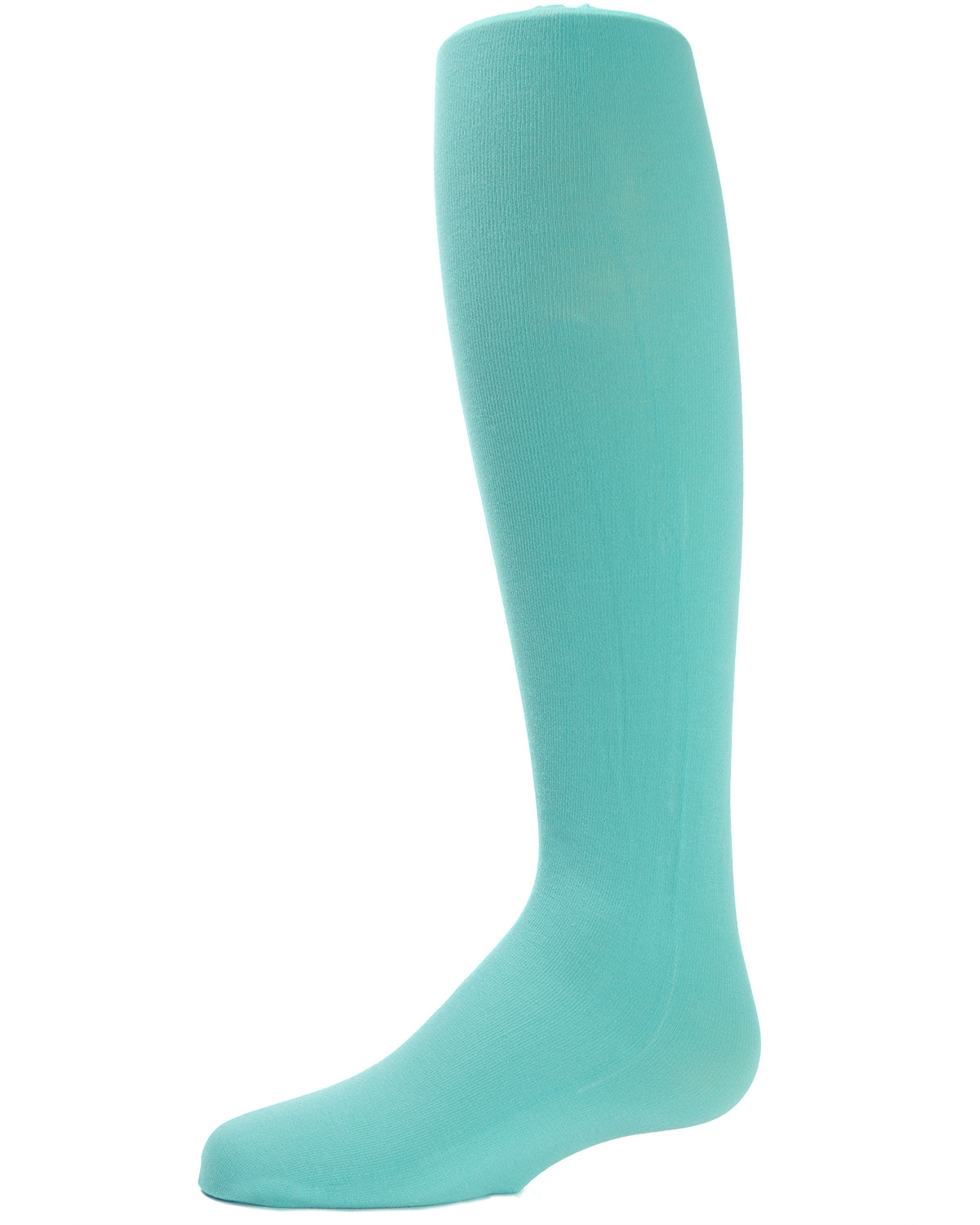 Girls' Soft Pima Cotton Opaque Tights : Color: Waterfall