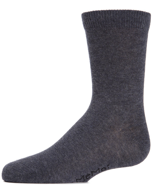 Kids' Basic Cotton Blend Crew Socks : Color: Dark Denim