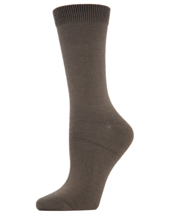 MeMoi Hand-Linked Bamboo Crew Socks