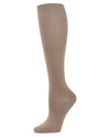 Women's Natural Bamboo Blend Solid Knit Knee High Socks : Color: Khaki