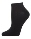 Women' Bamboo Blend Solid Knit Low-Cut Socks : Color: Black