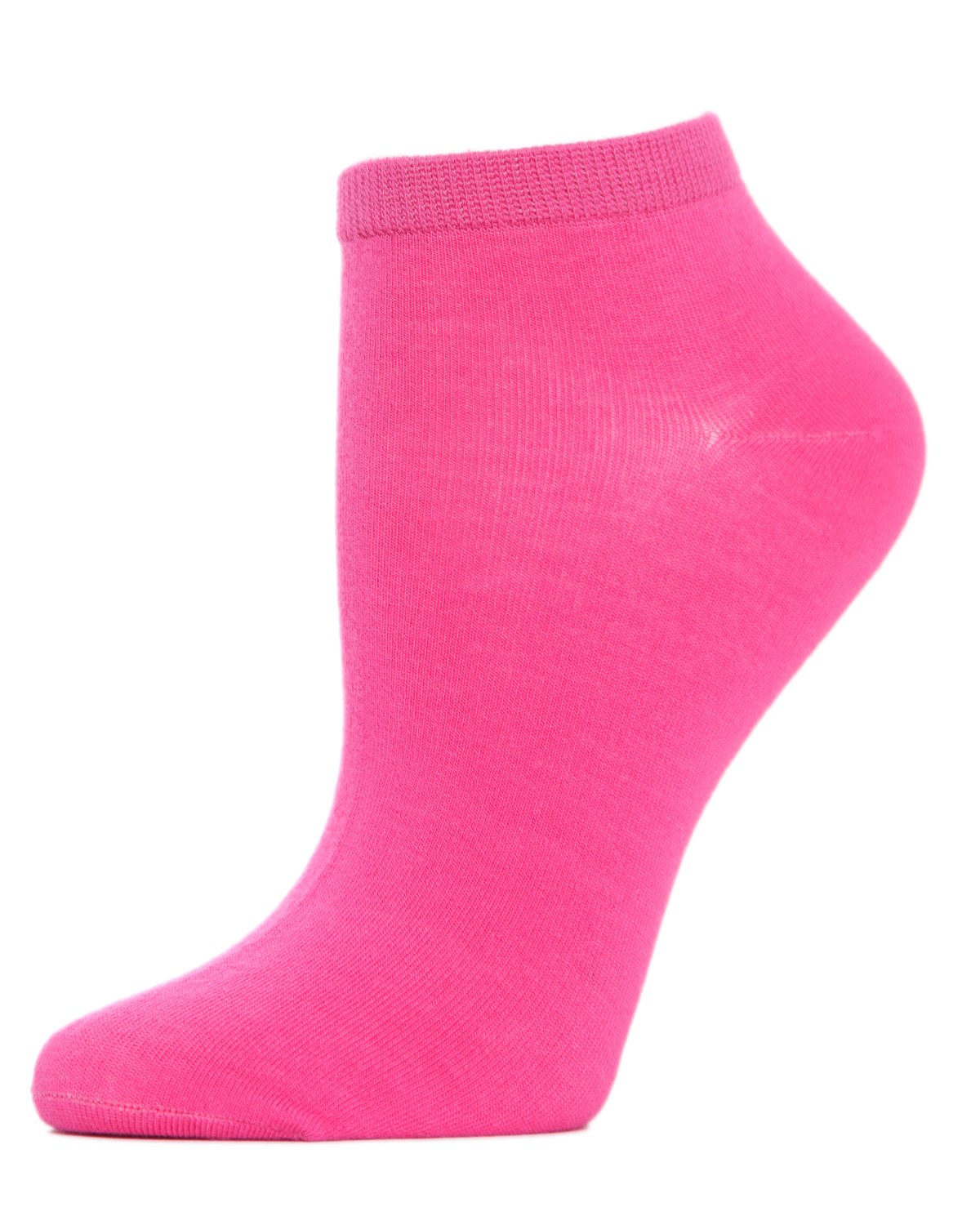 Women' Bamboo Blend Solid Knit Low-Cut Socks : Color: Pink