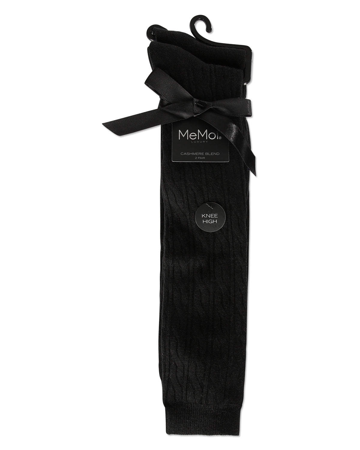 Women's 2 Pair Pack Houndstone Cashmere Knee High Socks : Color: Black
