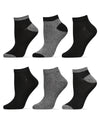 Women's 6 Pair Pack Marled ButterSoft Low-Cut Socks : Color: Black