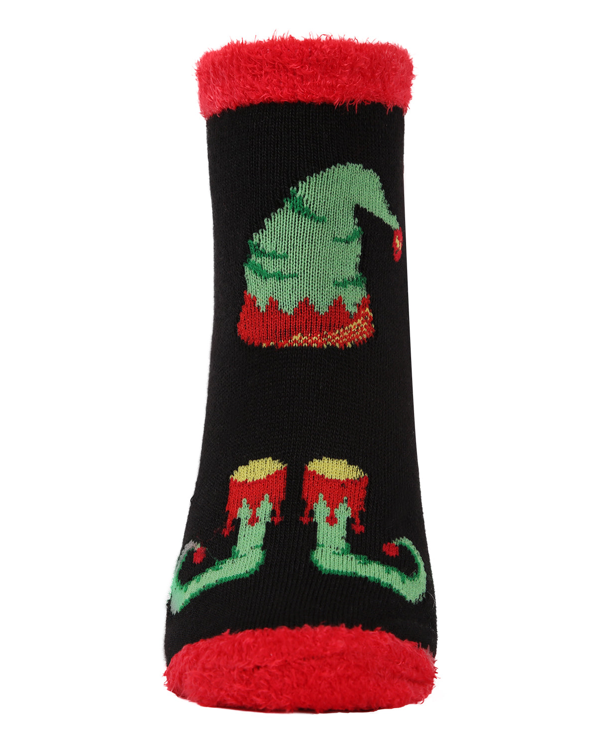 Take an Elfie Low-Cut Non-Skid Socks : Color: Black