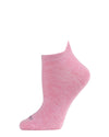 Women's Frenchie Love Low-Cut Tab Socks : Color: Pink Heather