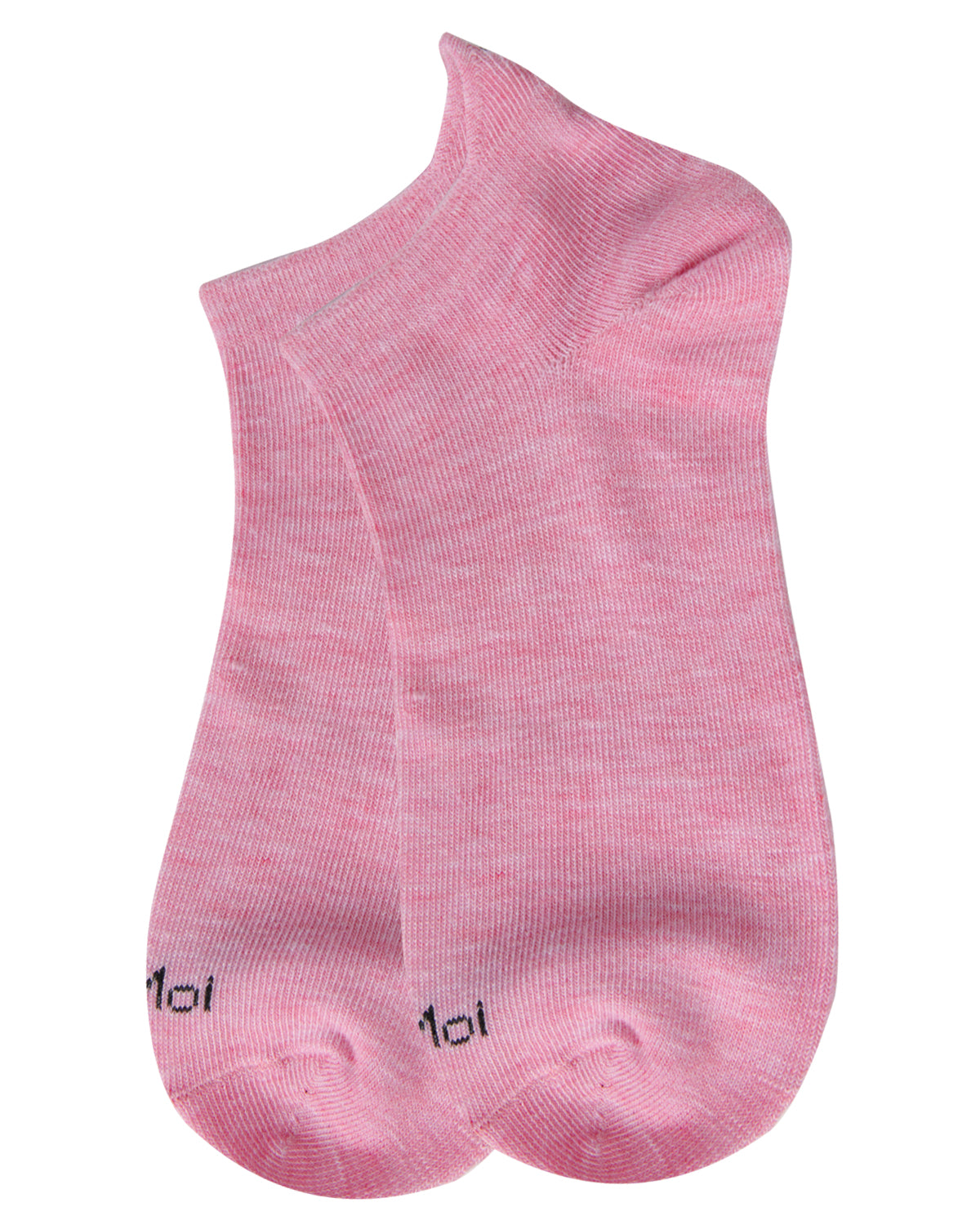 Women's Frenchie Love Low-Cut Tab Socks : Color: Pink Heather