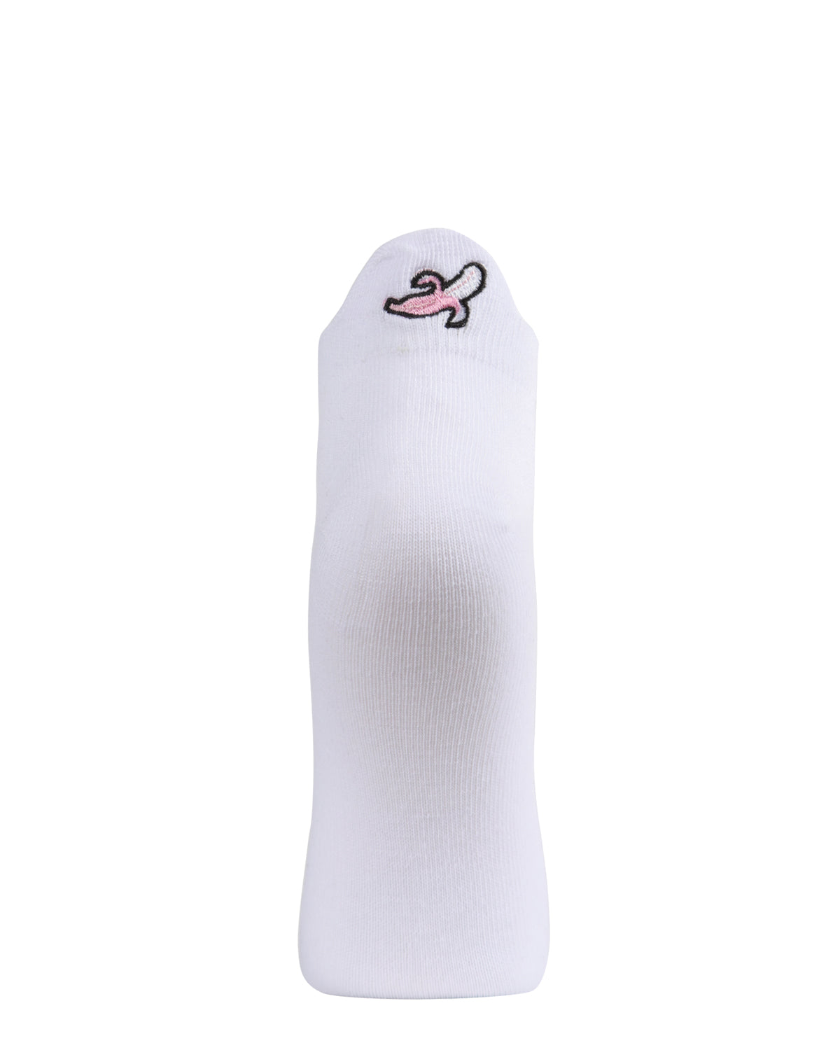 Women's Lemon & Banana Low-Cut Tab Socks : Color: White