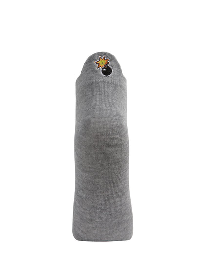 Women's Bombs Away Low-Cut Tab Socks : Color: Medium Gray Heather