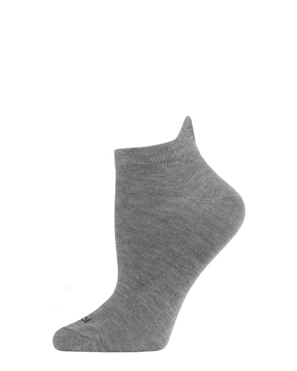 Women's Bombs Away Low-Cut Tab Socks : Color: Medium Gray Heather