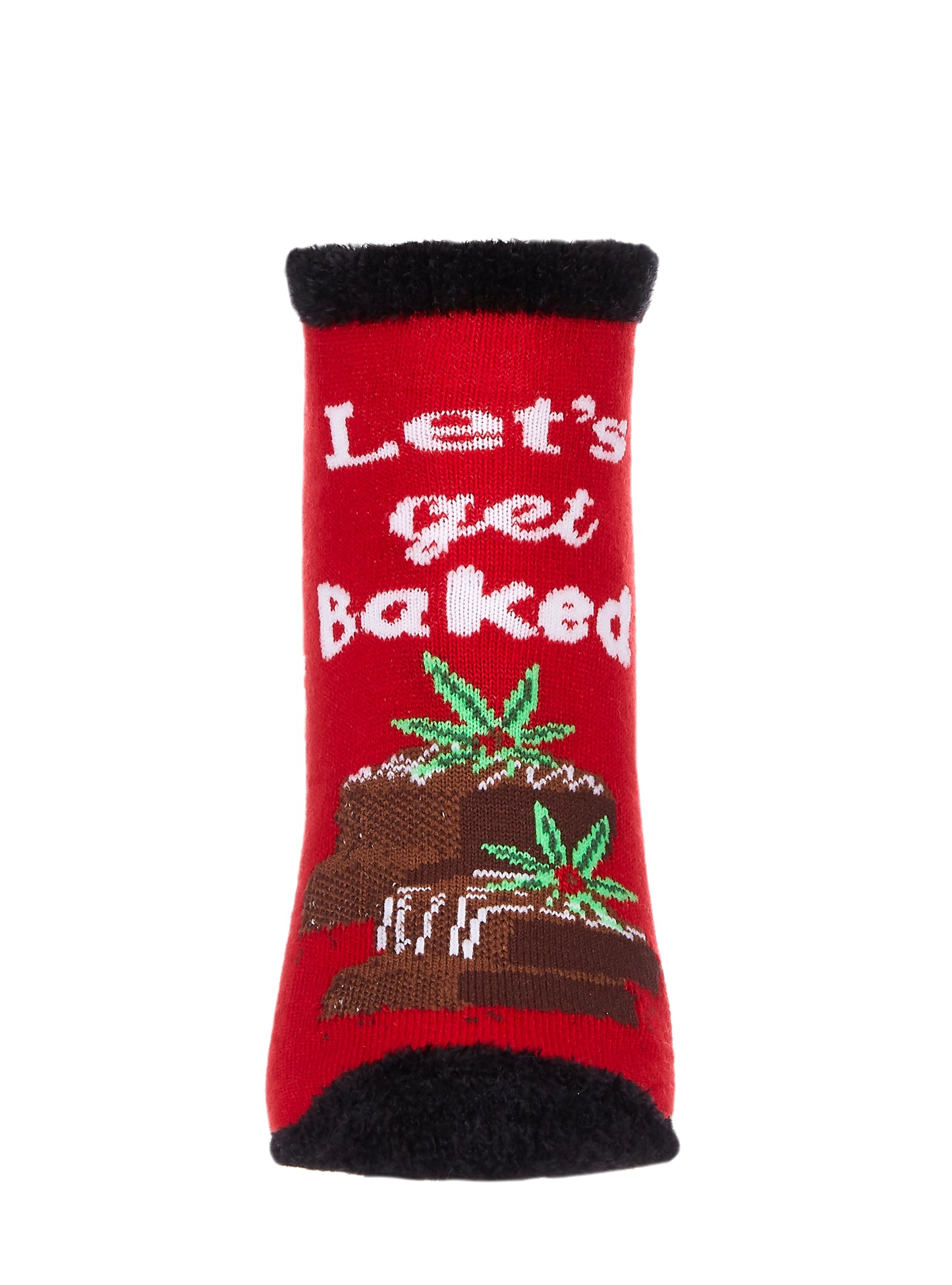 Women's Merry & Baked Low-Cut Non-Skid Socks : Color: Red