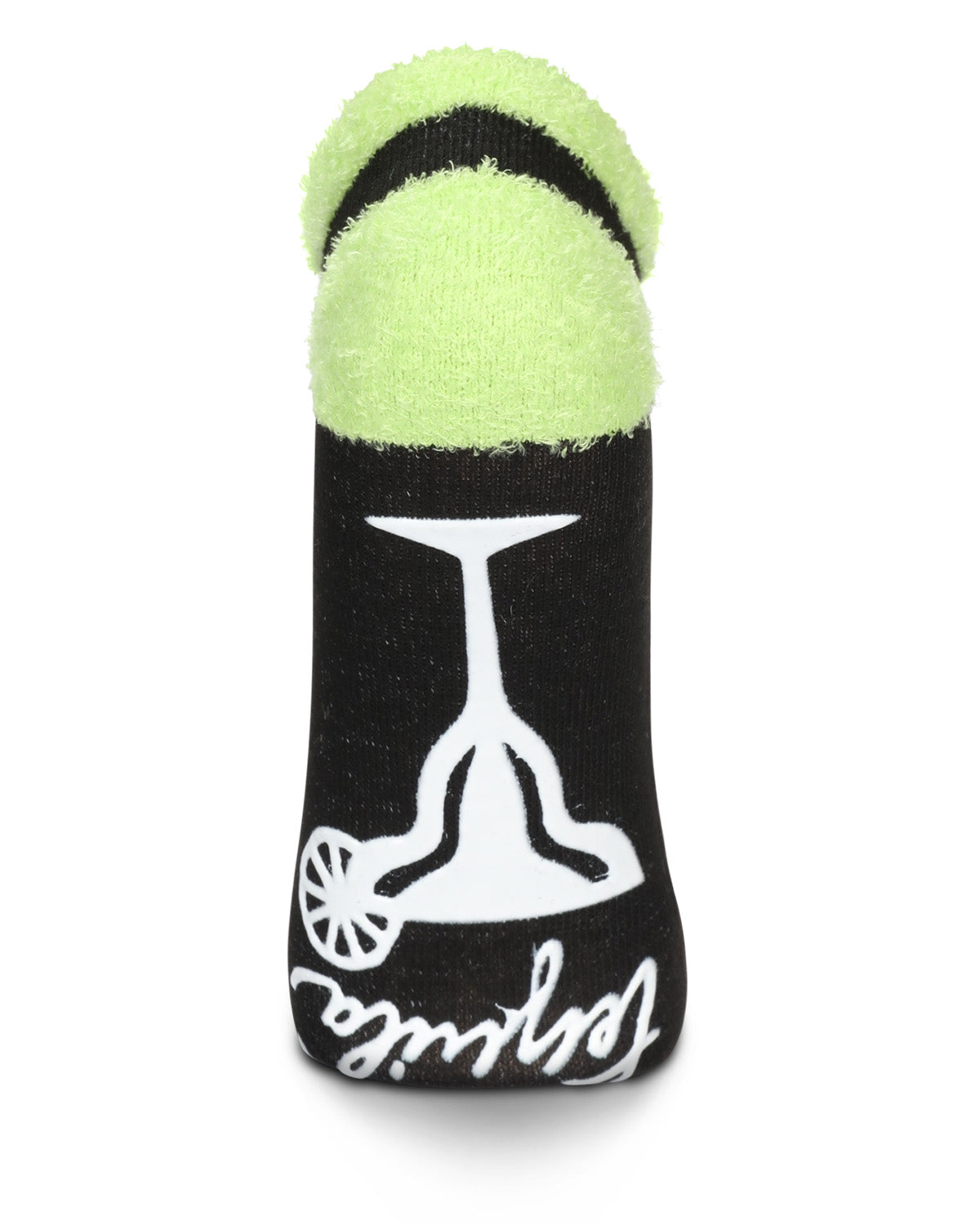 Women's Tequila N Tacos Low Cut Non-Skid Socks : Color: Black