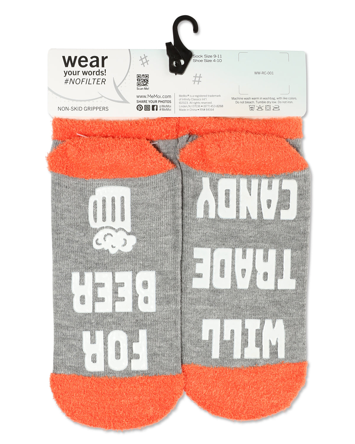 Women's Let's Get Smashed Low-Cut Non-Skid Socks : Color: Med Gray Heather