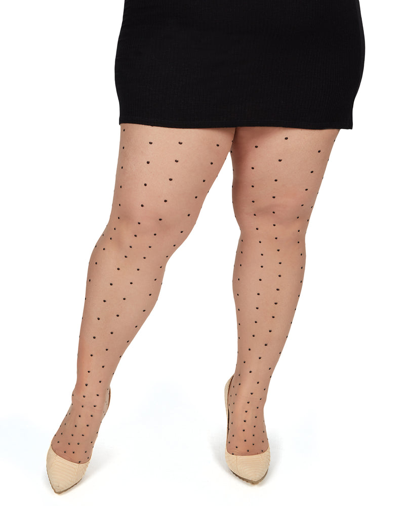 MeMoi Plus Size Curvy Super Matte Control Top Footless Tights : :  Clothing, Shoes & Accessories