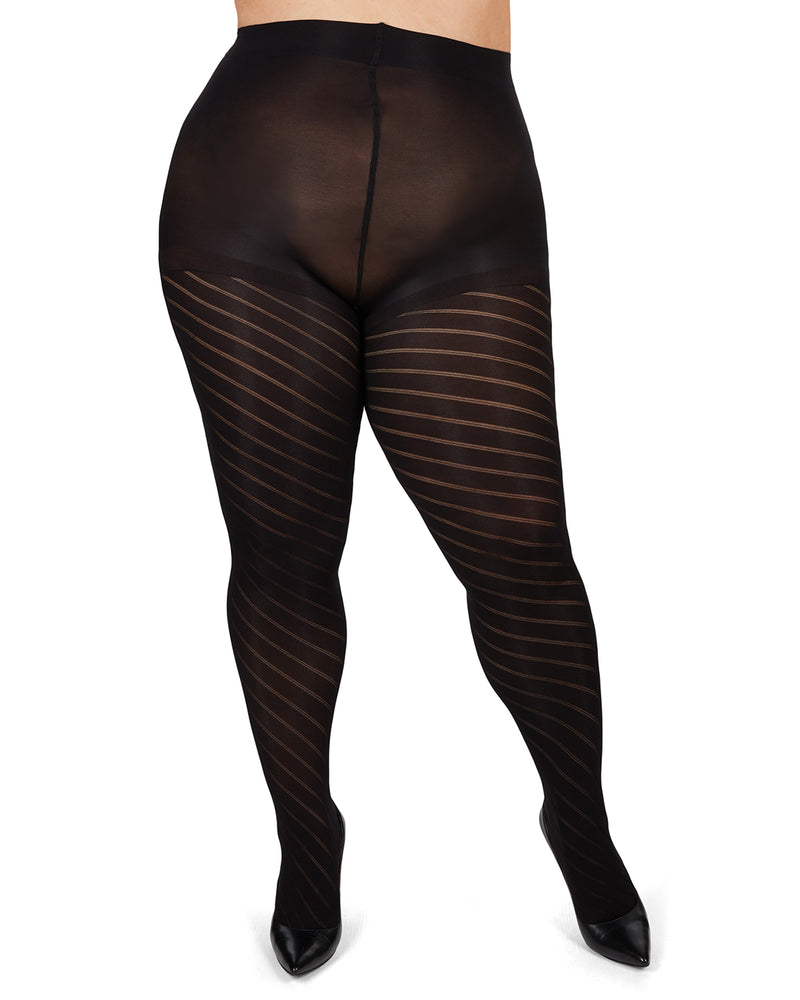 Opaque Plus-Size Tights