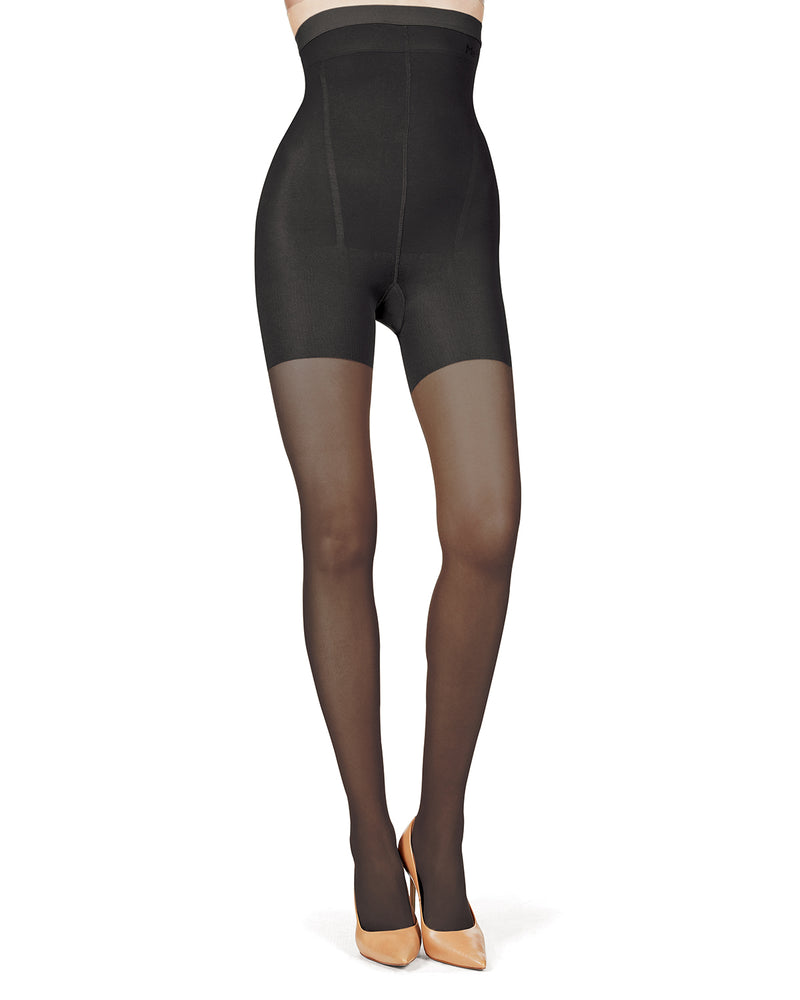 MeMoi - High Waisted Shaping Leggings,Msm-110 Black,Small at  Women's  Clothing store: Thigh Shapewear