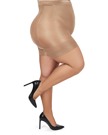 BodySmootHers High Waisted Super Shaper Sheer Tights : Color: Honey