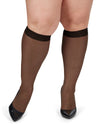 Women's 2 Pair Pack Energizing Curvy Knee Highs : Color: Jet Black
