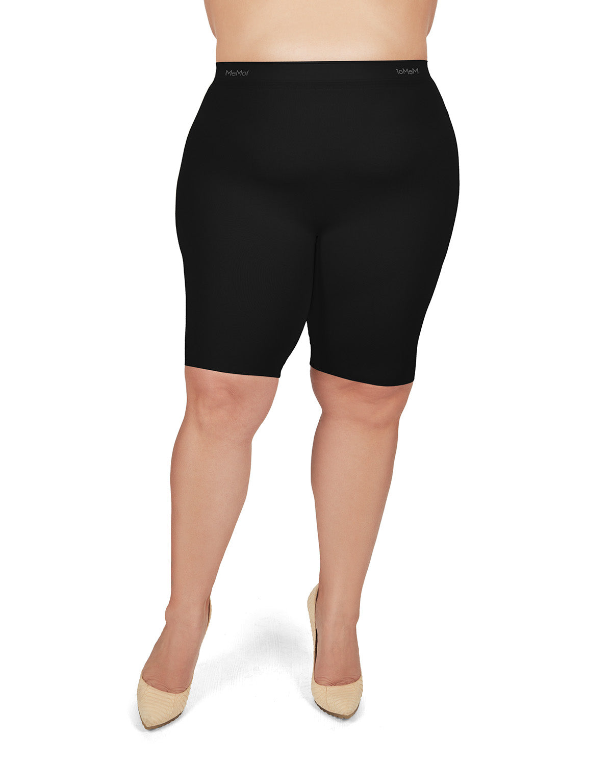 Women's BodySmootHers Dual Layer Thigh Shaper : Color: Black