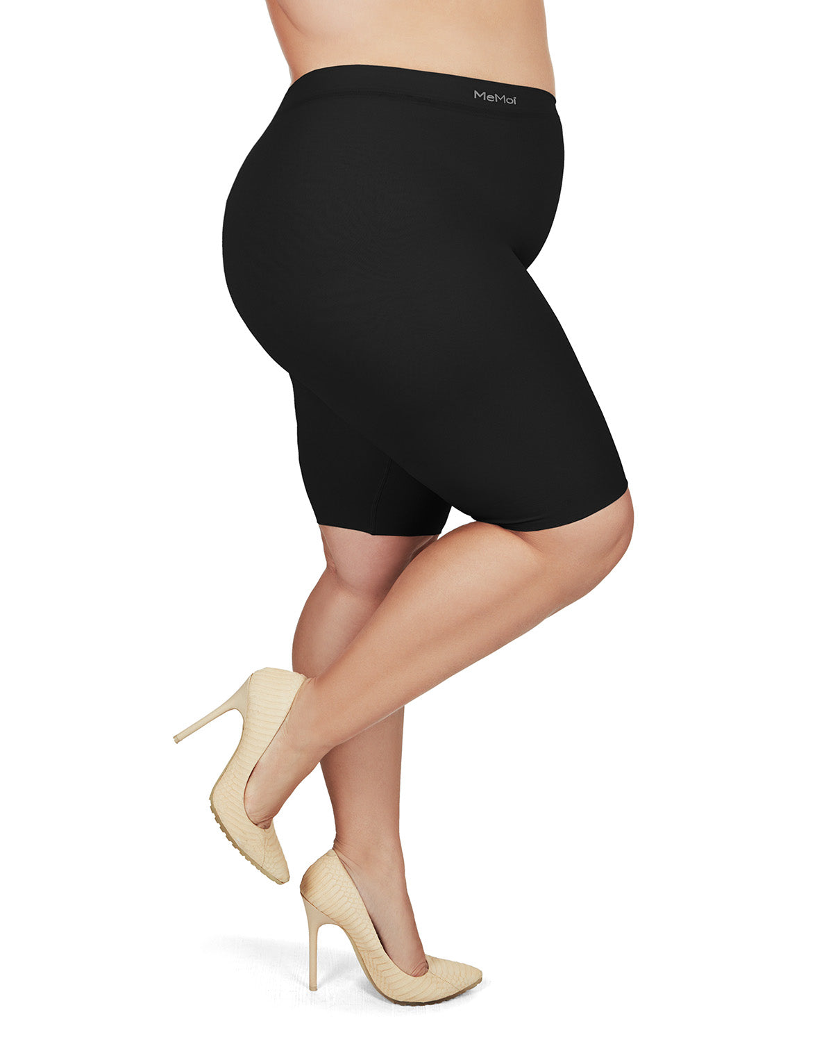 Women's BodySmootHers Dual Layer Thigh Shaper : Color: Black