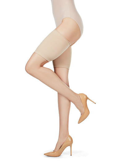 Women's BodySmootHers Anti Chafe Shaping Thigh Bands : Color: Nude